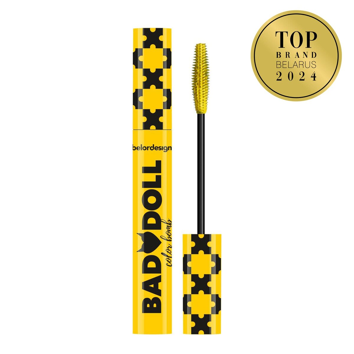 Bad Doll Тушь для ресниц Цветная объемная Yellow
