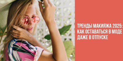 Тренды макияжа 2025: как оставаться в моде даже в отпуске