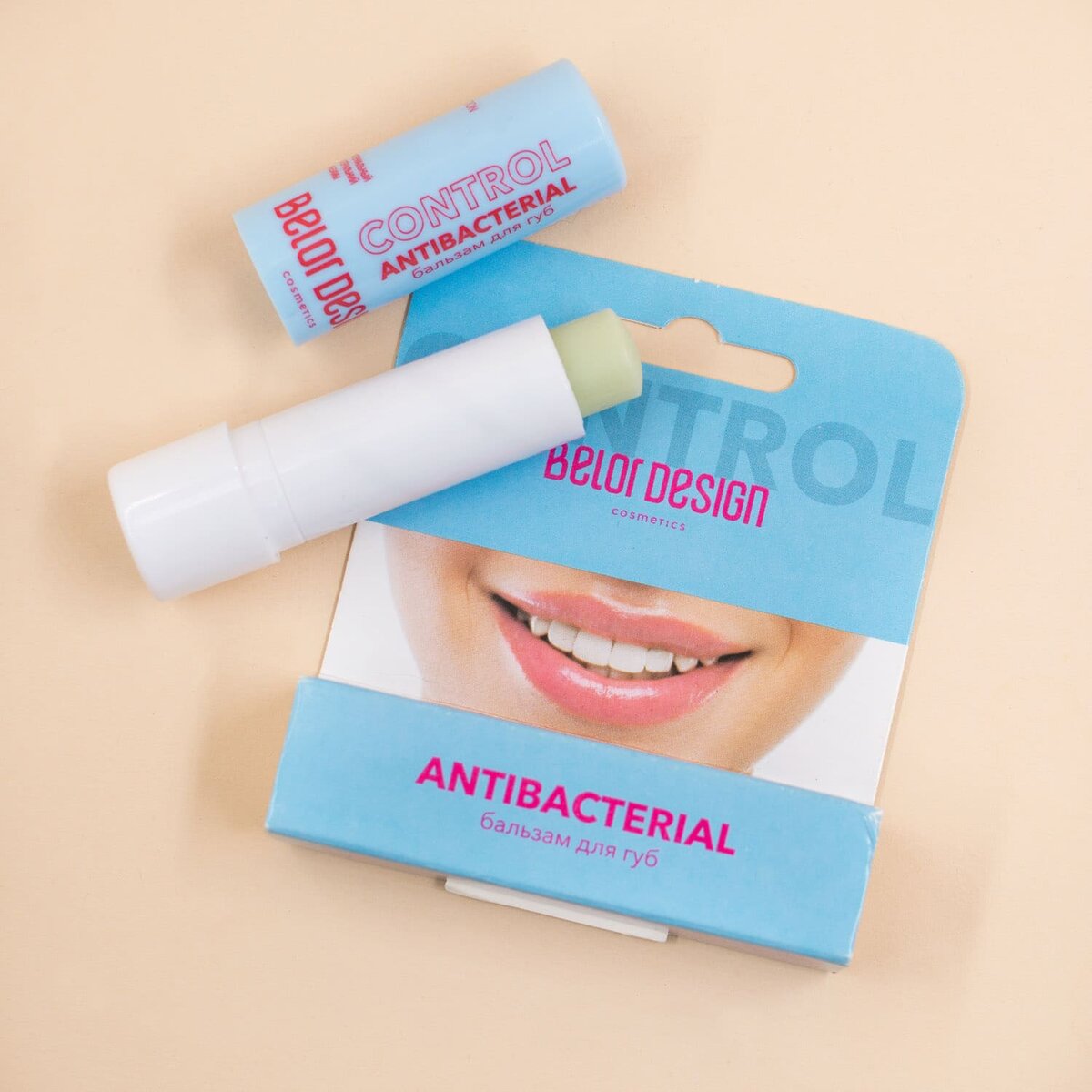 Бальзам для губ LIP CONTROL ANTIBACTERIAL