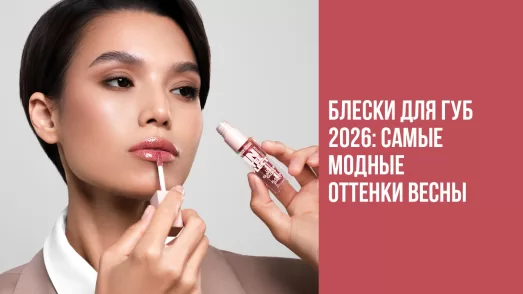 Блески для губ 2026: самые модные оттенки весны
