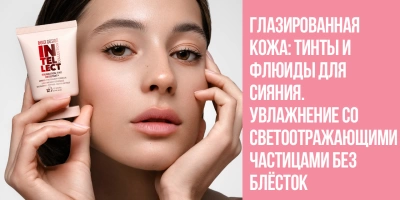 Глазированная кожа: тинты и флюиды для сияния. Увлажнение со светоотражающими частицами без блёсток